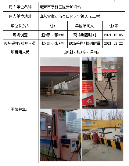 泰安市高新区旭升加油站