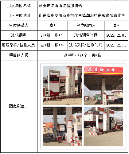 新泰市汶南镇汶盘加油站