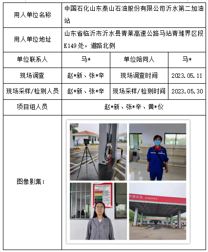 中国石化山东泰山石油股份有限公司沂水第二加油站